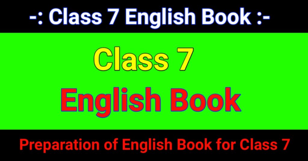 Class 7 English